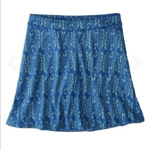 NWT TOAD & CO Samba Wave Short Skirt Skort Blue XS